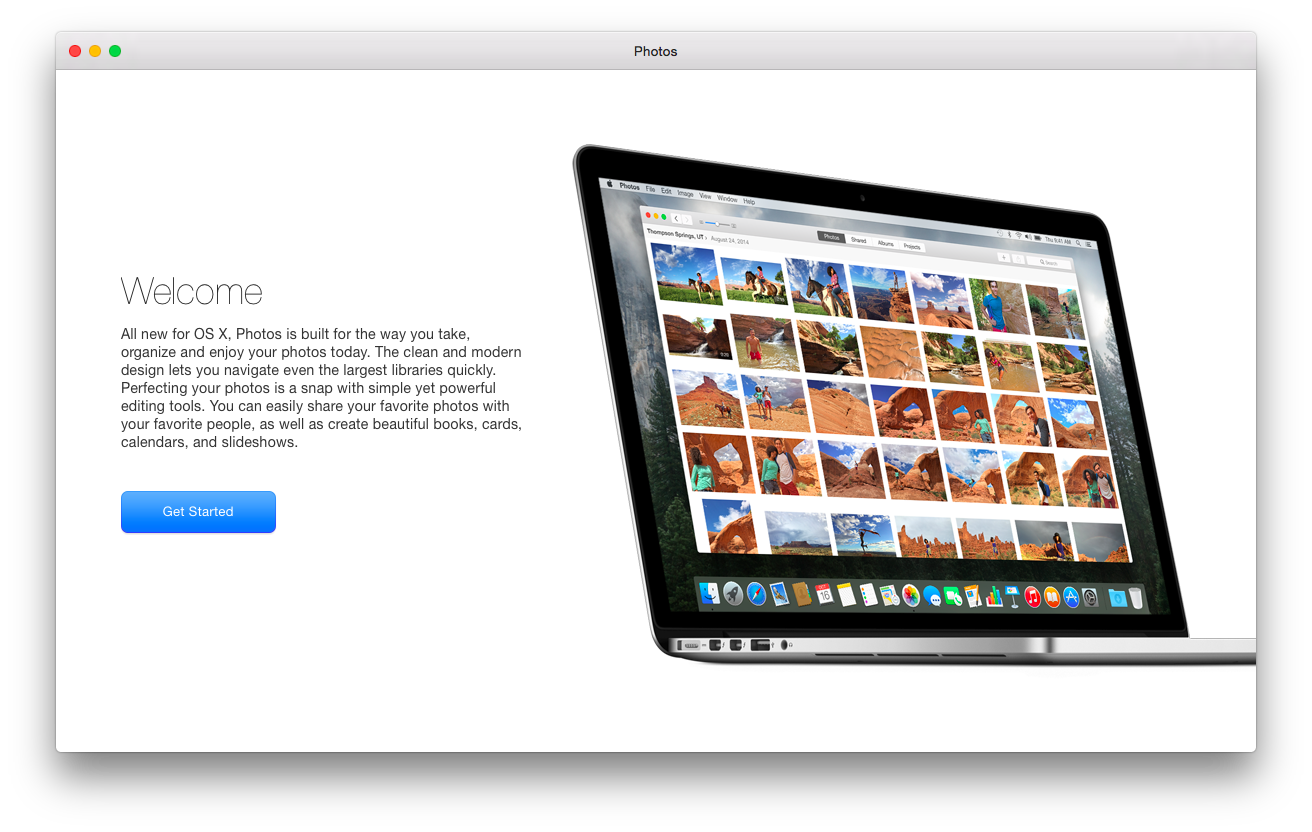 Fotos para Mac OS X
