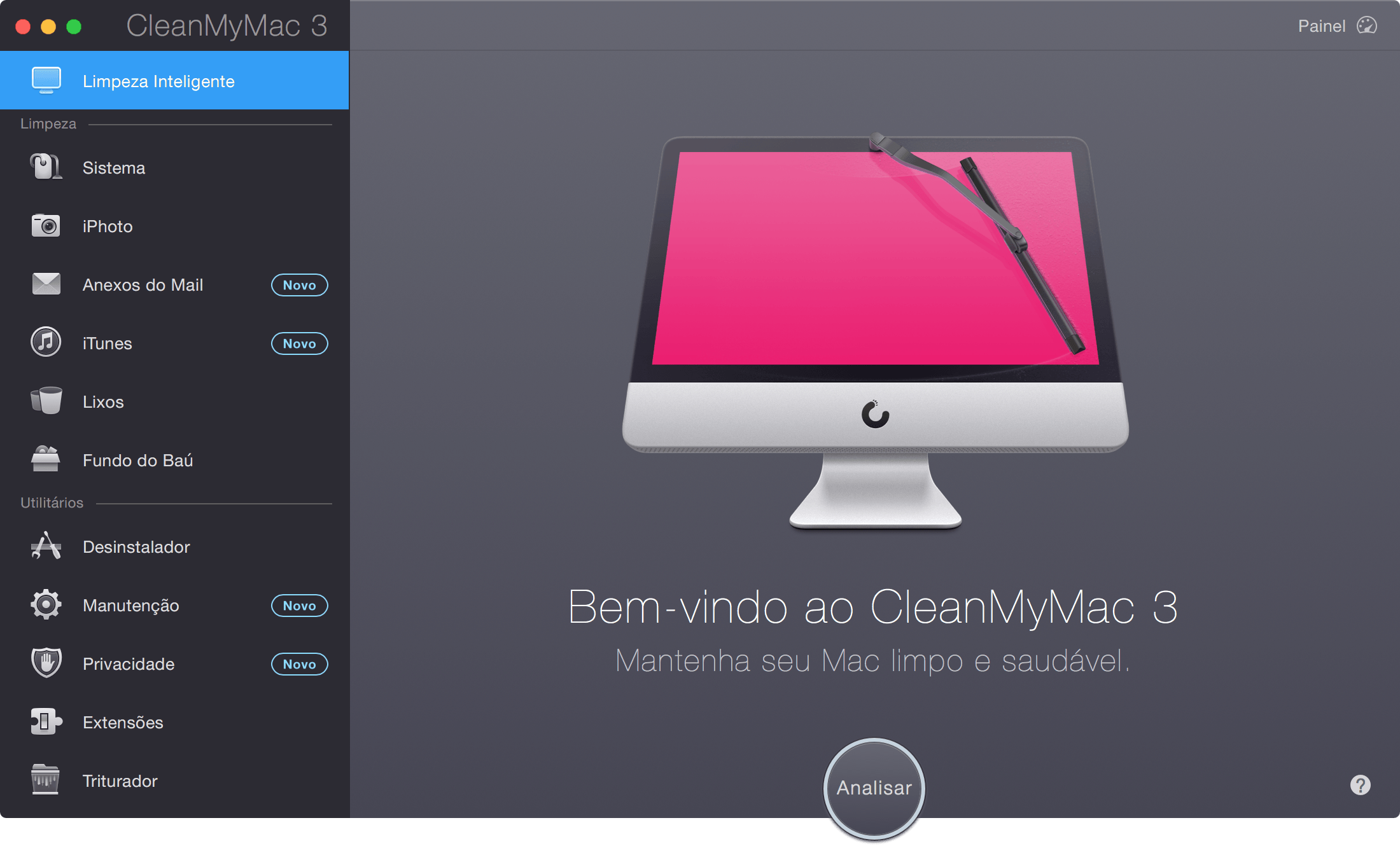App CleanMyMac 3 para OS X