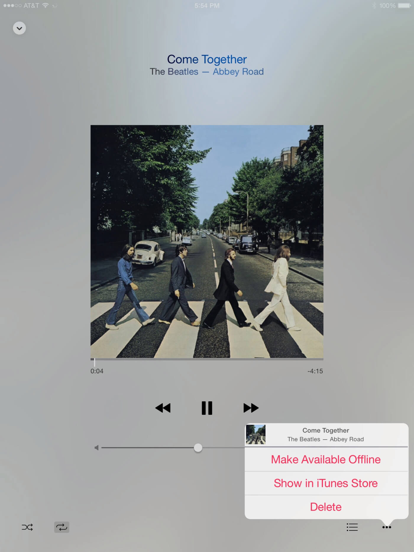 App Música no iOS 8.4