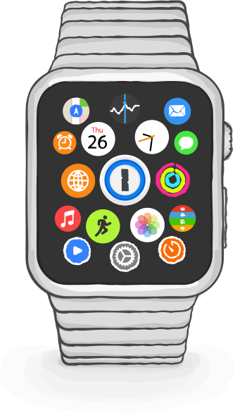 App 1Password no Apple Watch