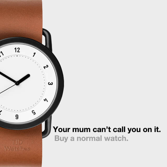 Campanha de relógio tradicional contra o Apple Watch