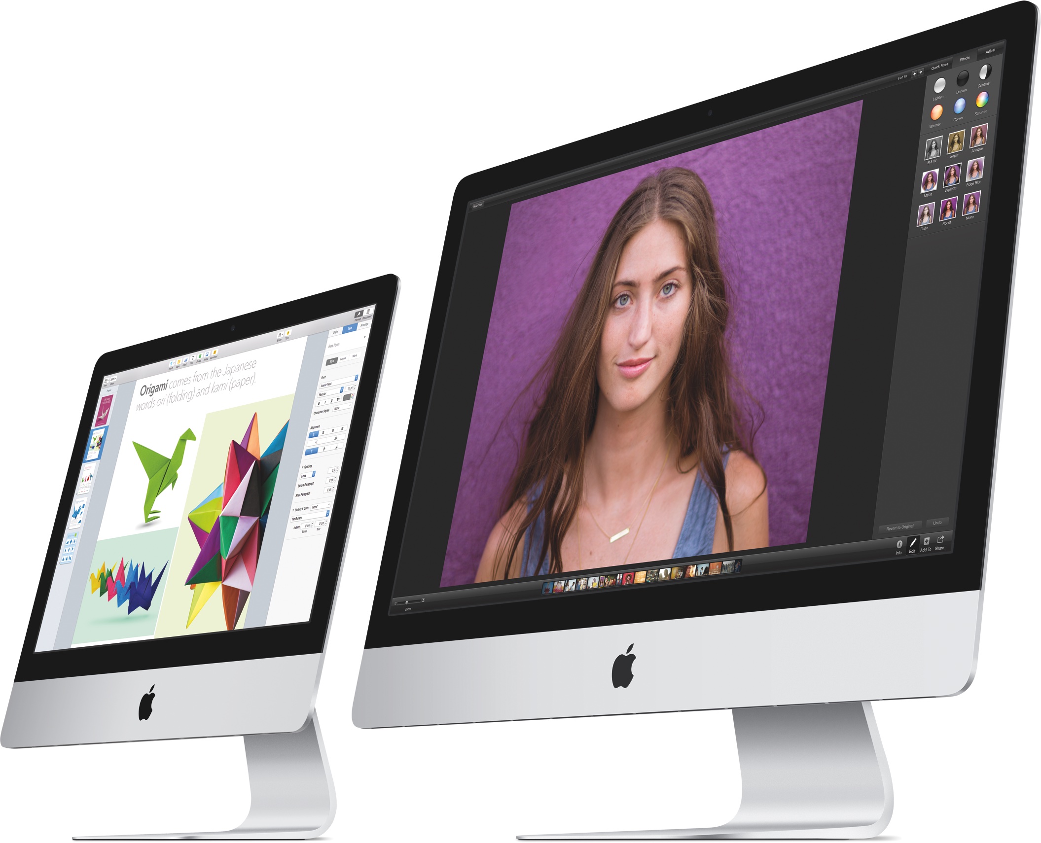 Novos iMacs com tela Retina 5K