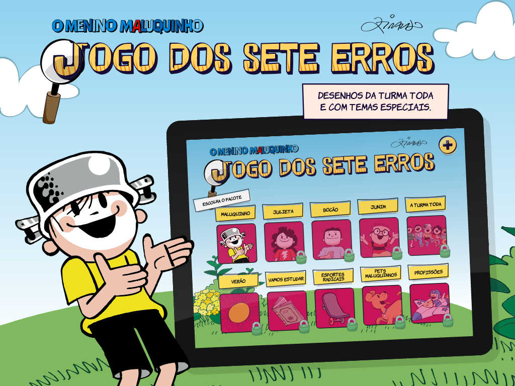 Jogo dos Sete Erros - O Menino Maluquinho