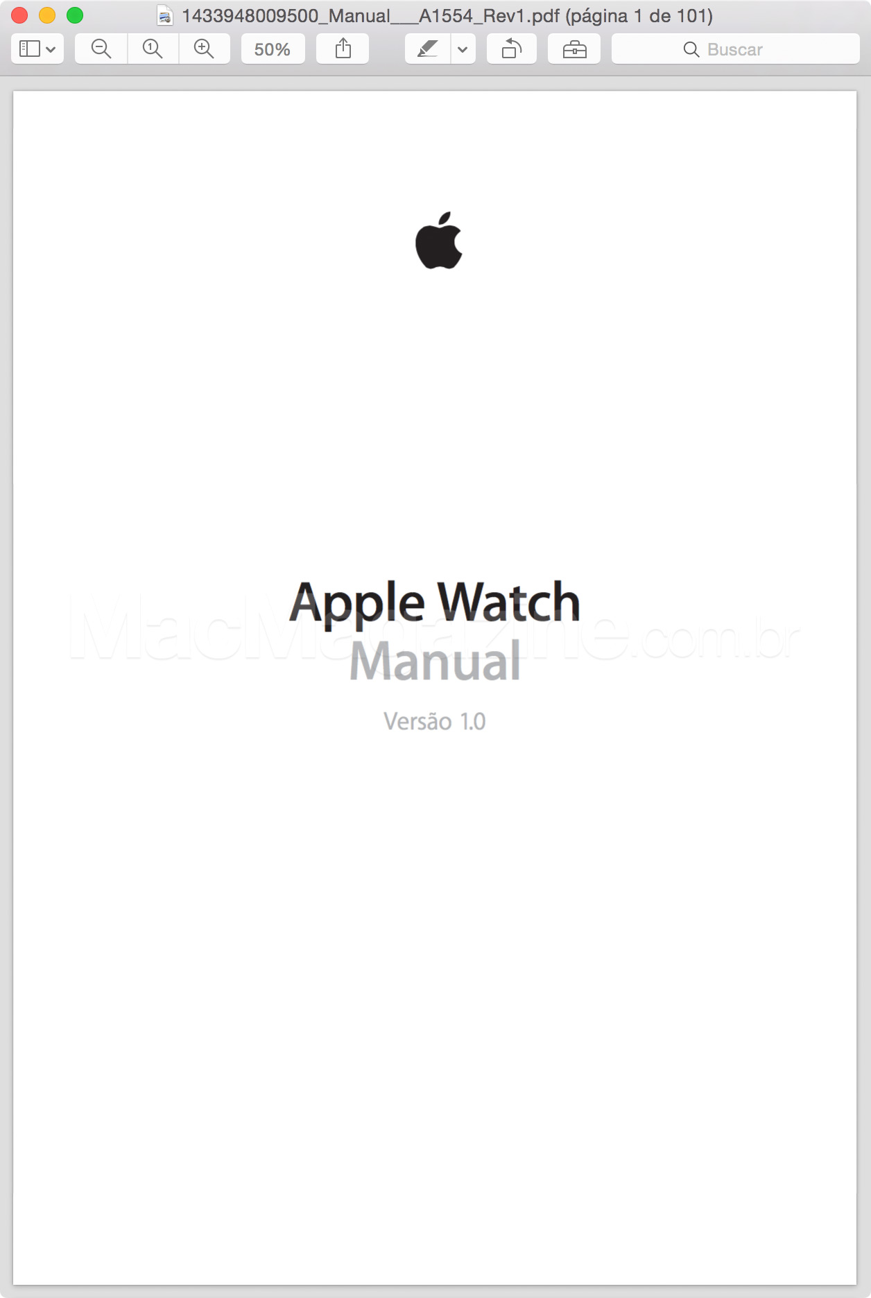 Homologação do Apple Watch pela Anatel