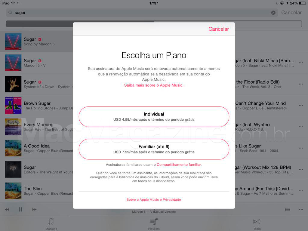 Apple Music mais barato no Brasil