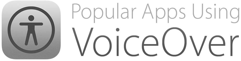 Apps populares que usam o VoiceOver