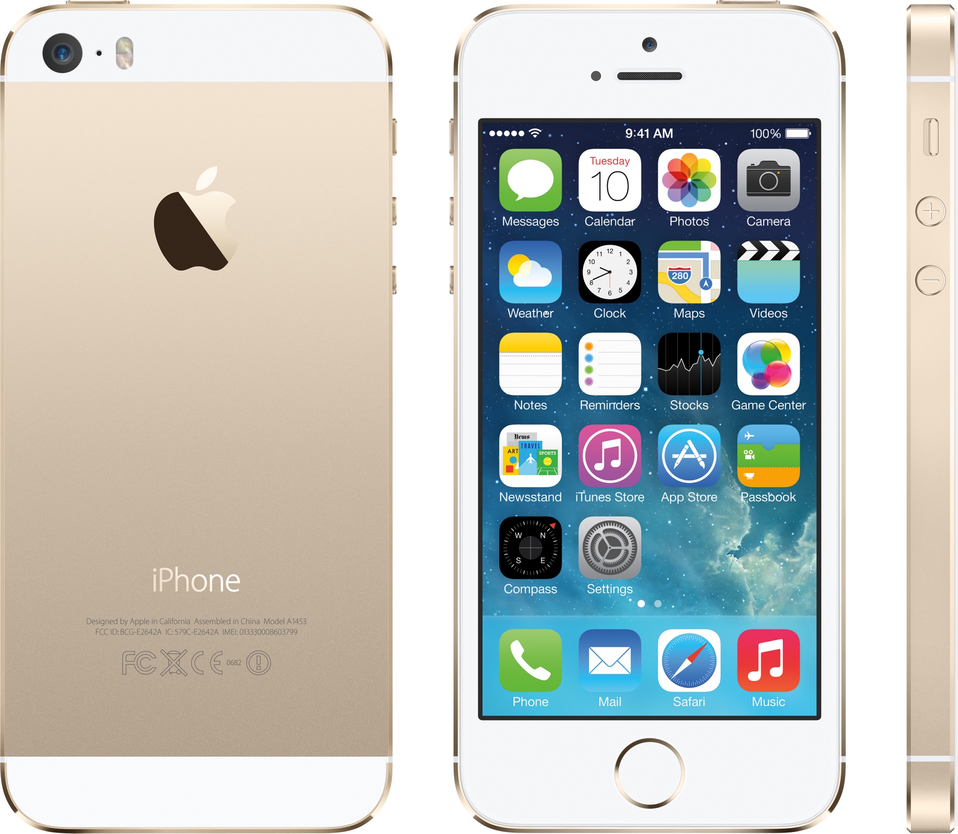 iPhone 5s dourado