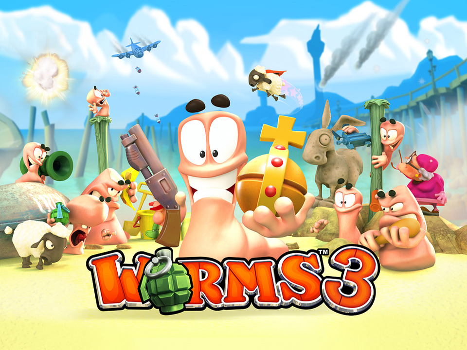 Jogo Worms3 para iOS