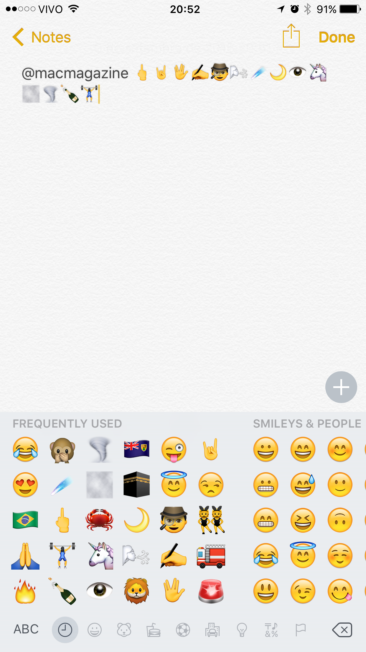 Novos Emojis no iOS 9.1