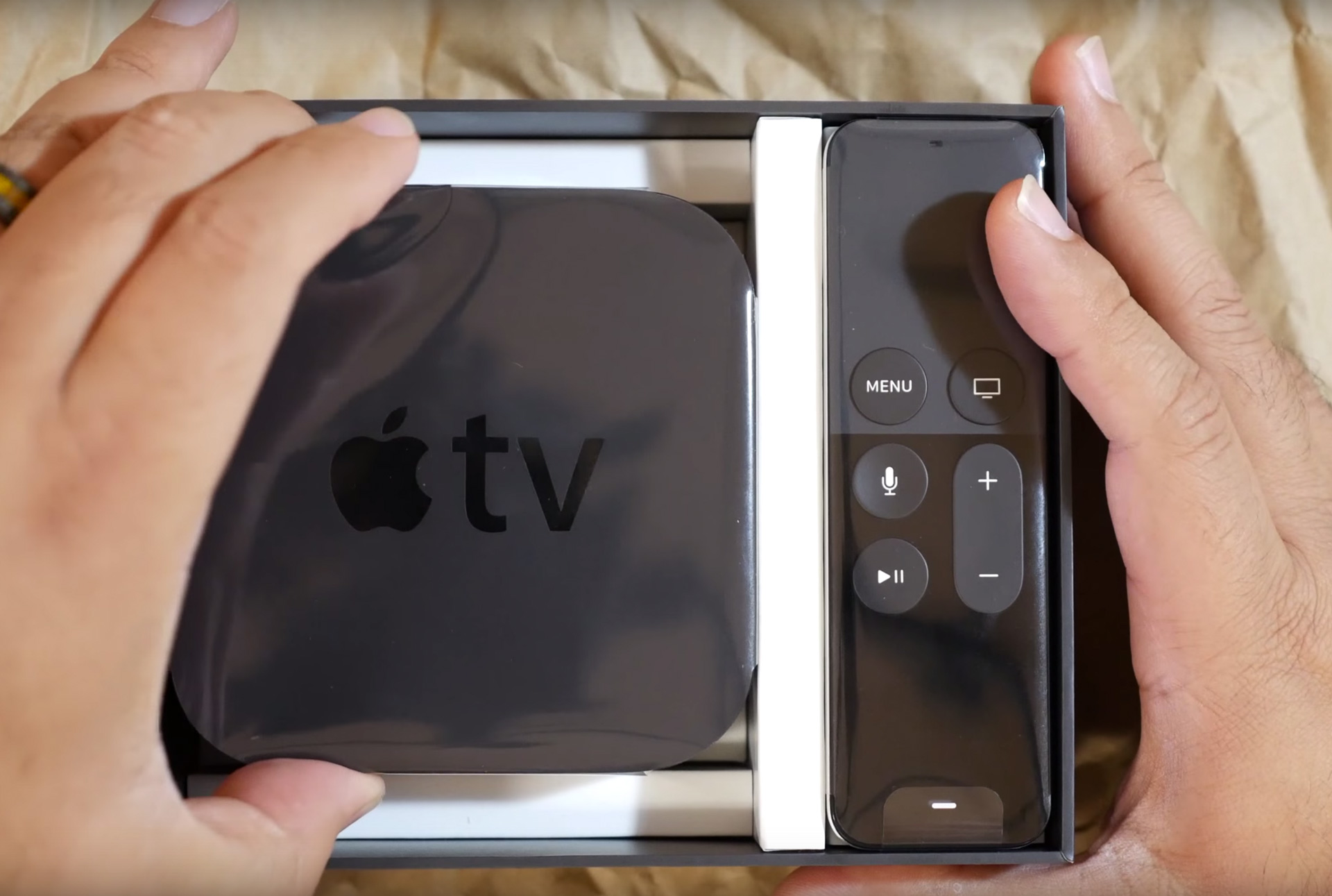Unboxing da nova Apple TV