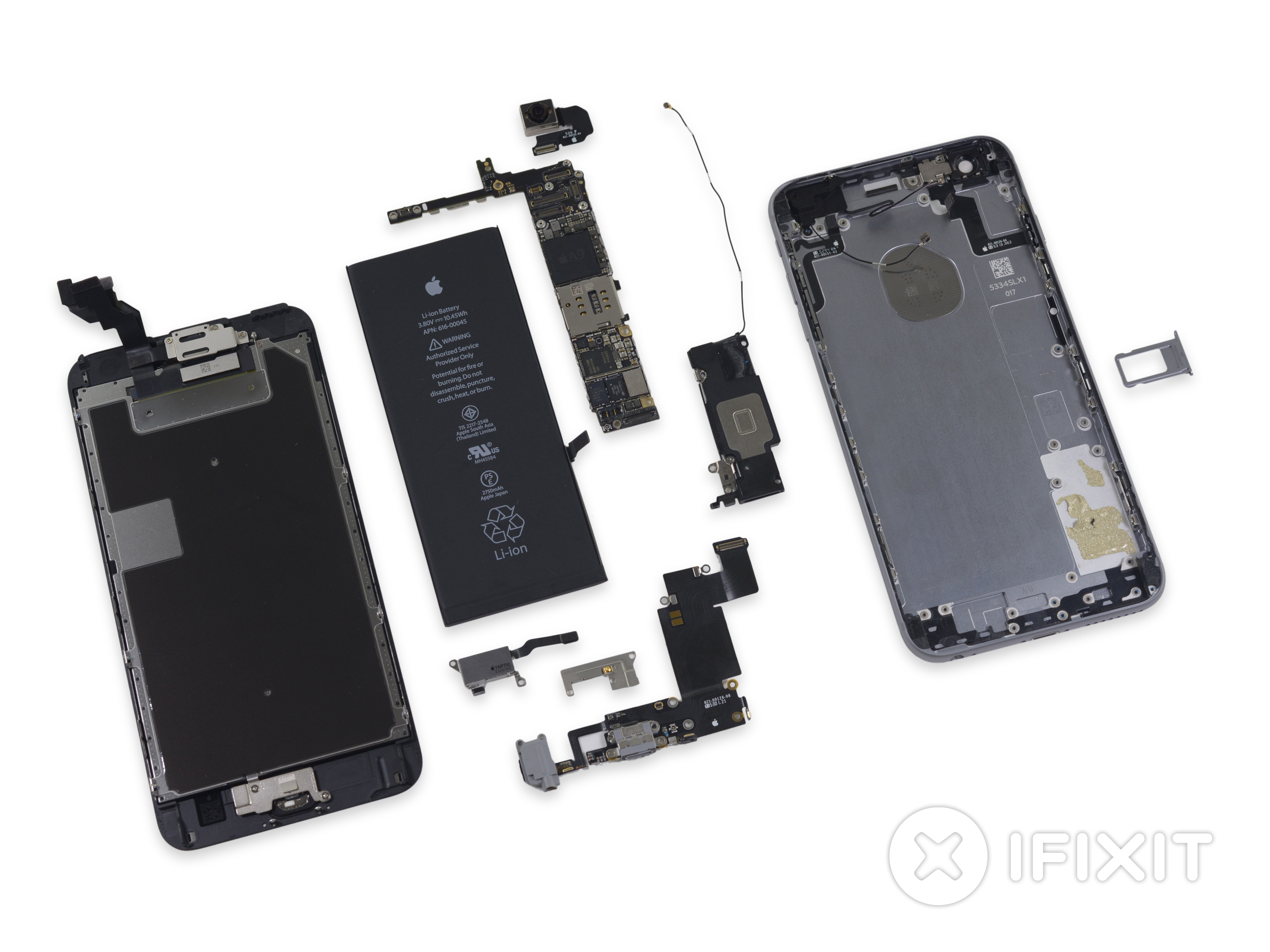iPhone 6s Plus desmontado pela iFixit