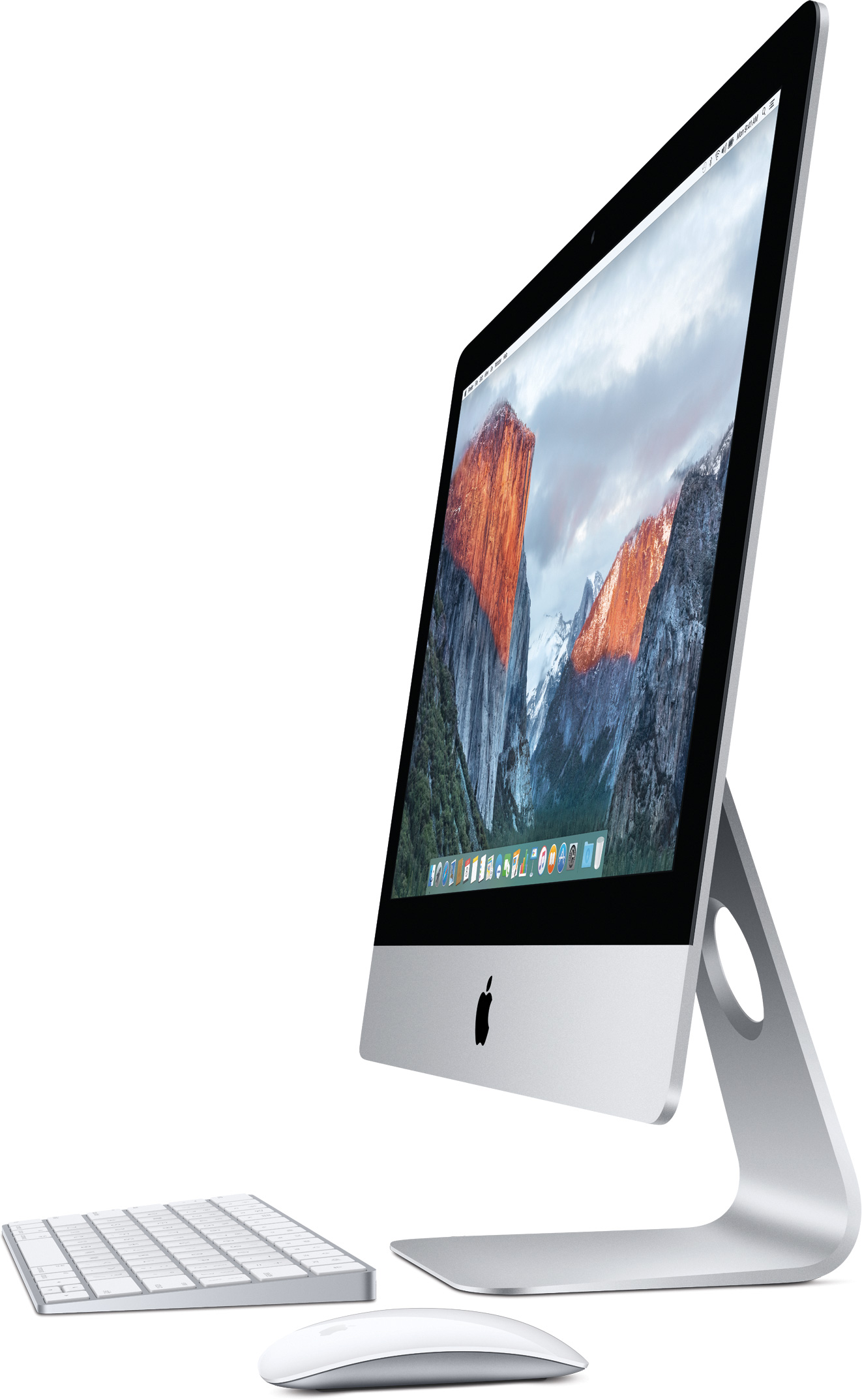 iMac de 21,5 polegadas com periféricos