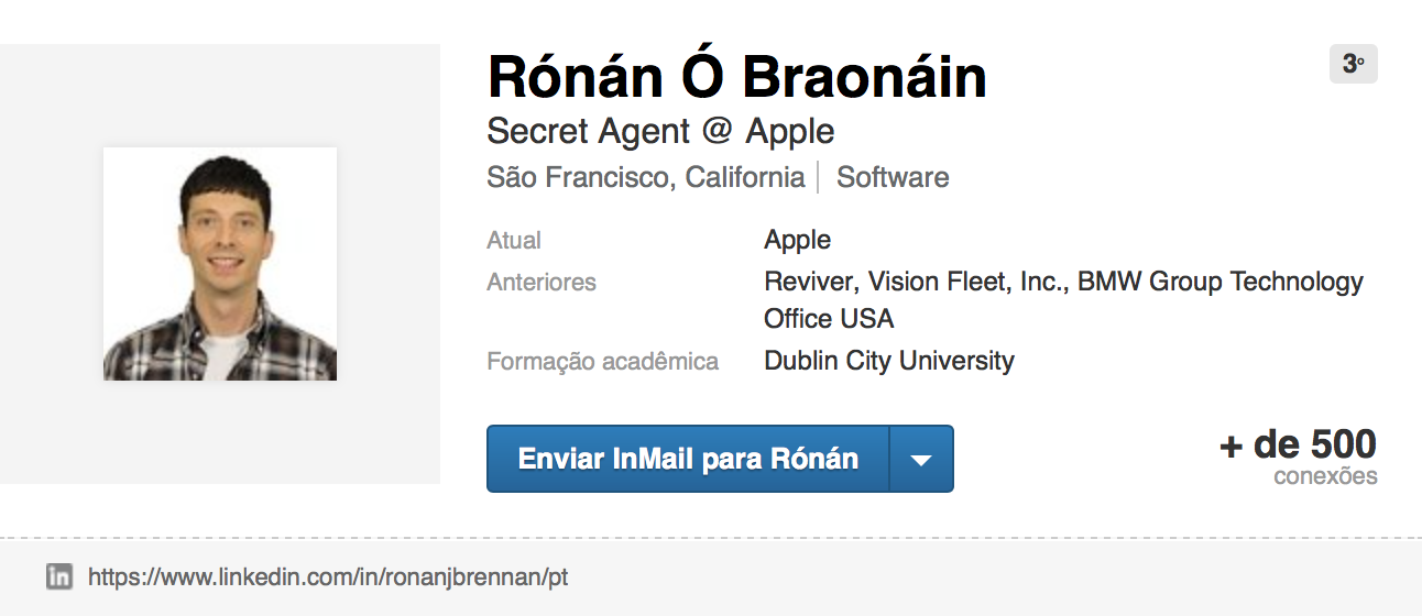 Rónán Ó Braonáin no LinkedIn