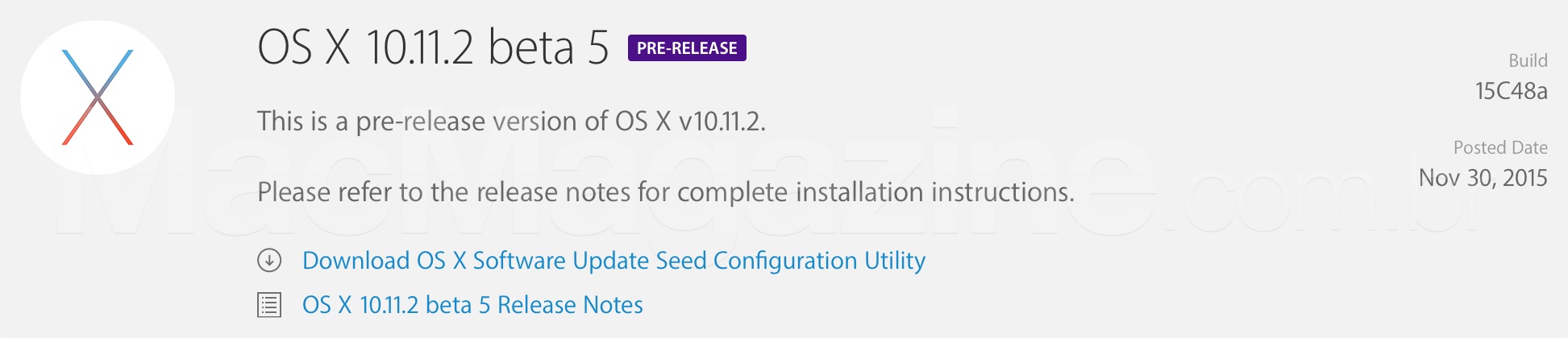 OS X 10.11.2 beta 5