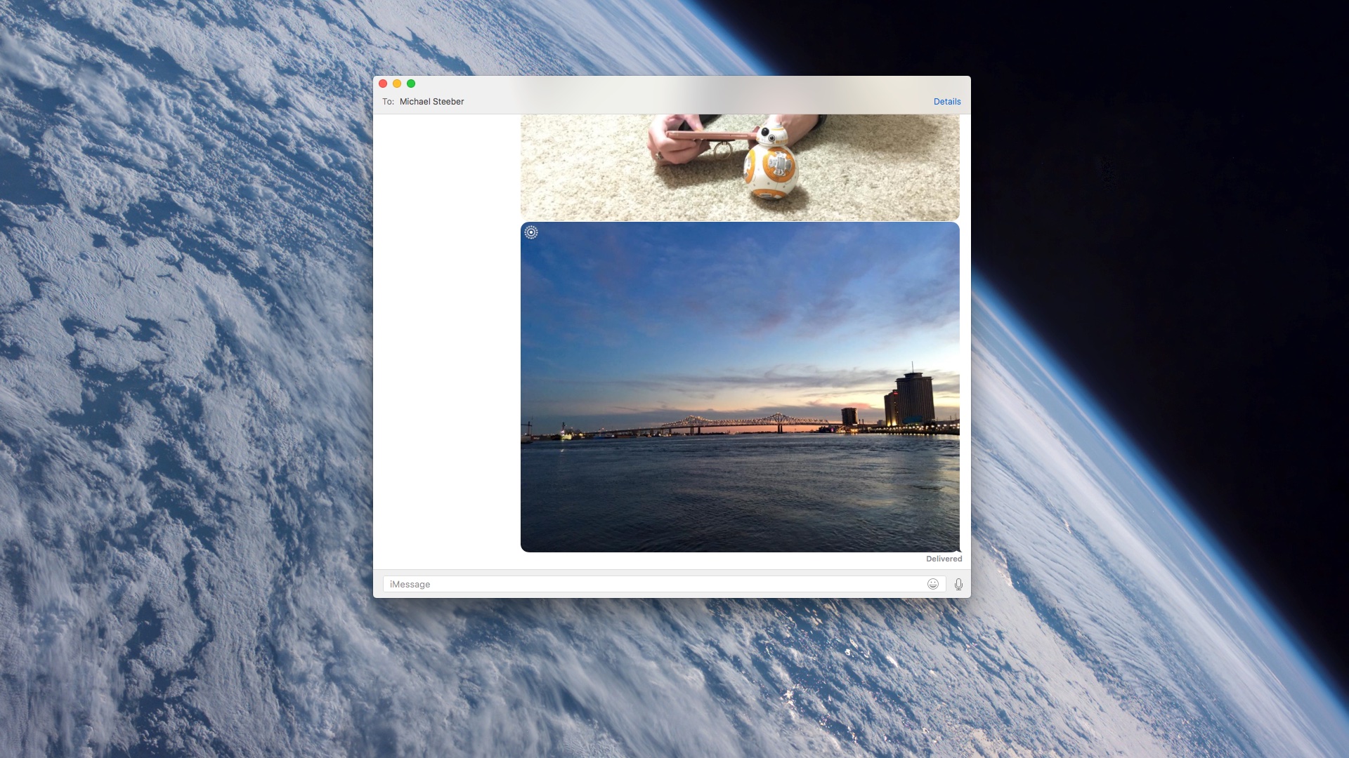 Live Photos no Mensagens (OS X 10.11.4)