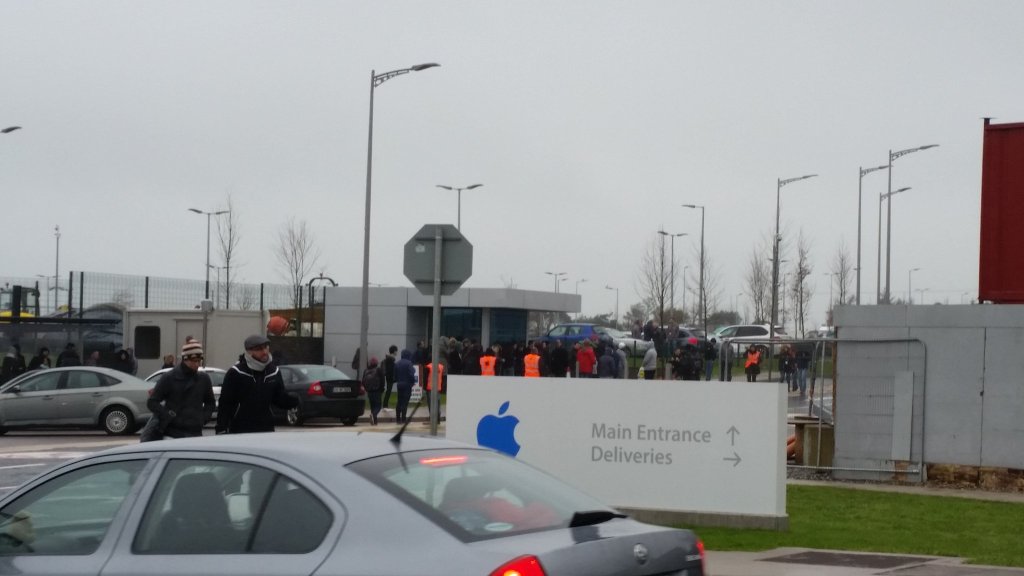 Campus da Apple sendo evacuado na Irlanda