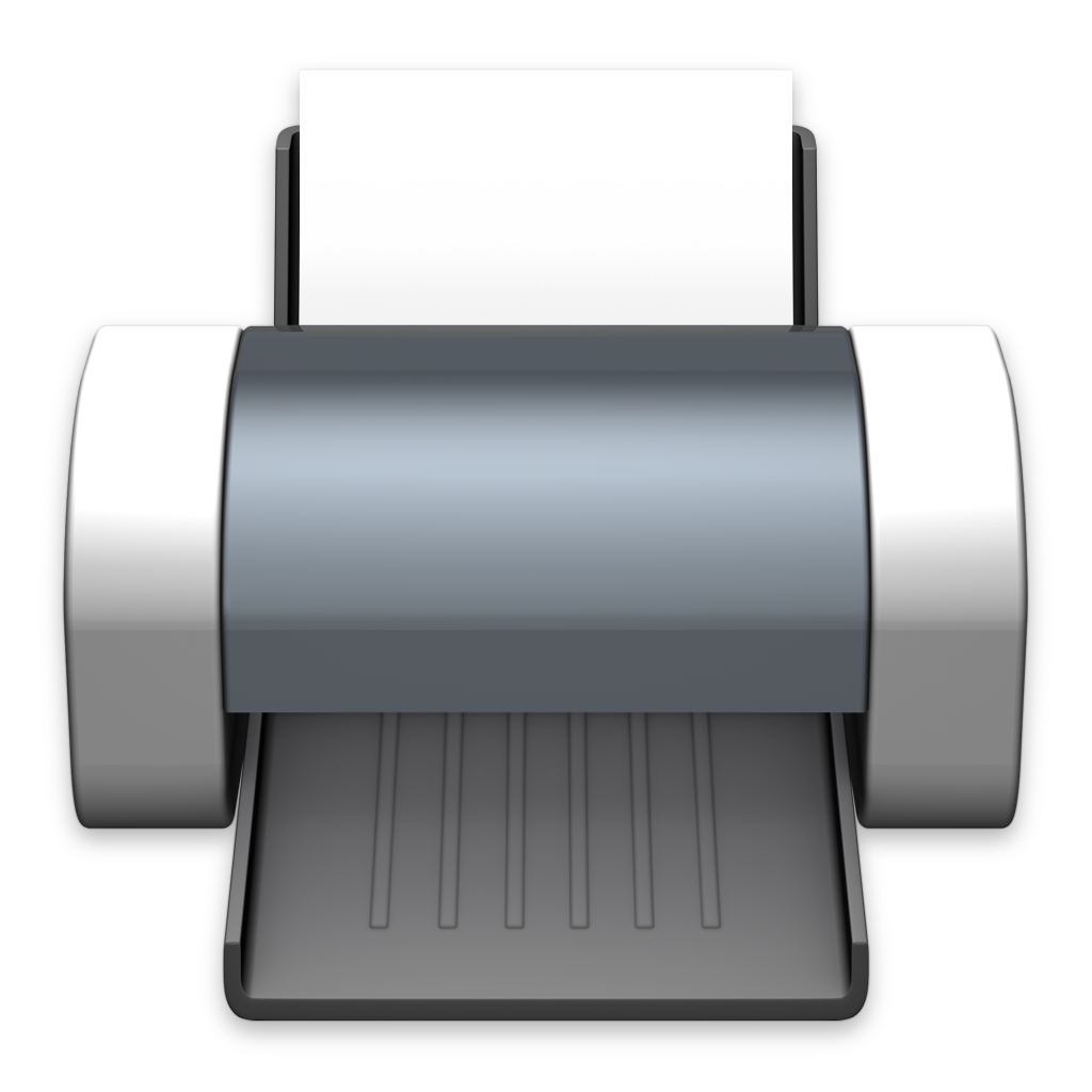 Ícone genérico de impressora da Apple