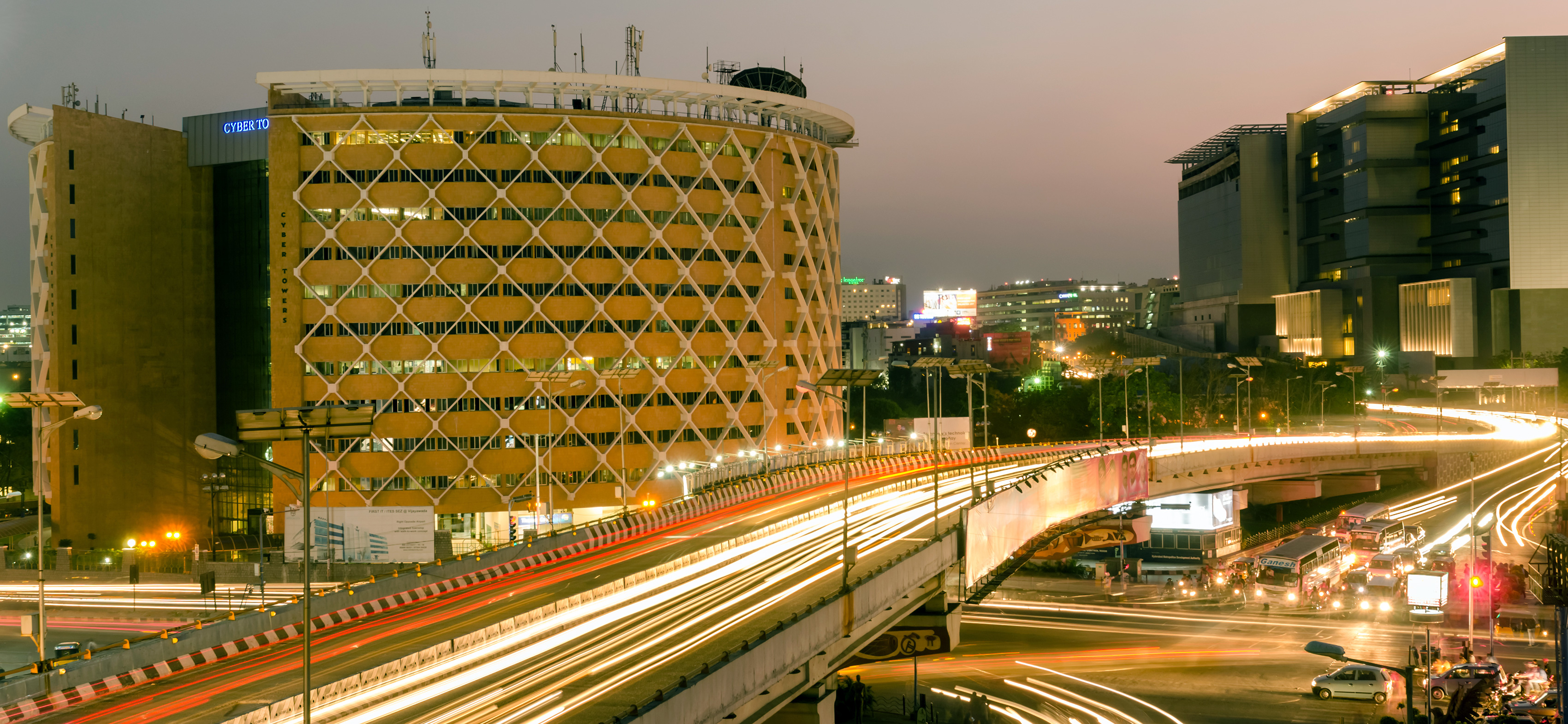 Centro tecnológico em Hyderabad, na Índia