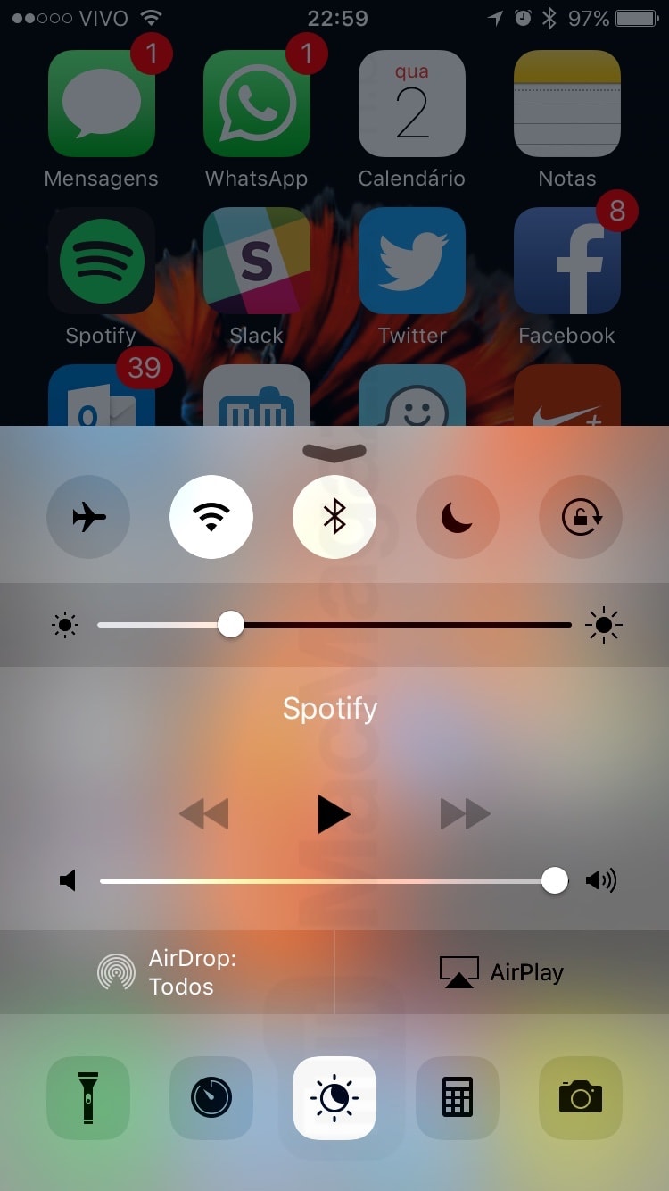 Night Shift no iOS 9.3 beta 5