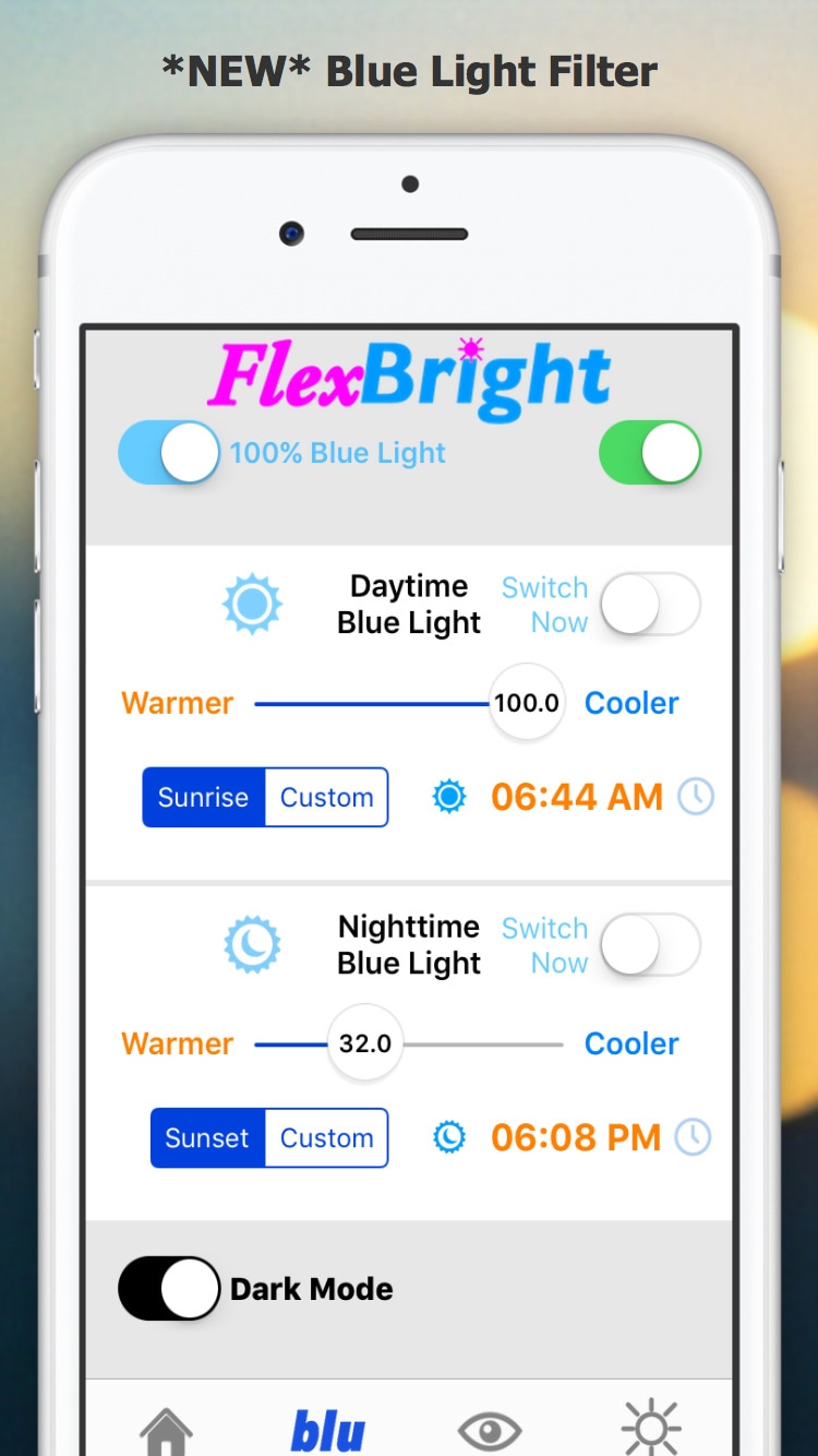 Screenshot do FlexBright