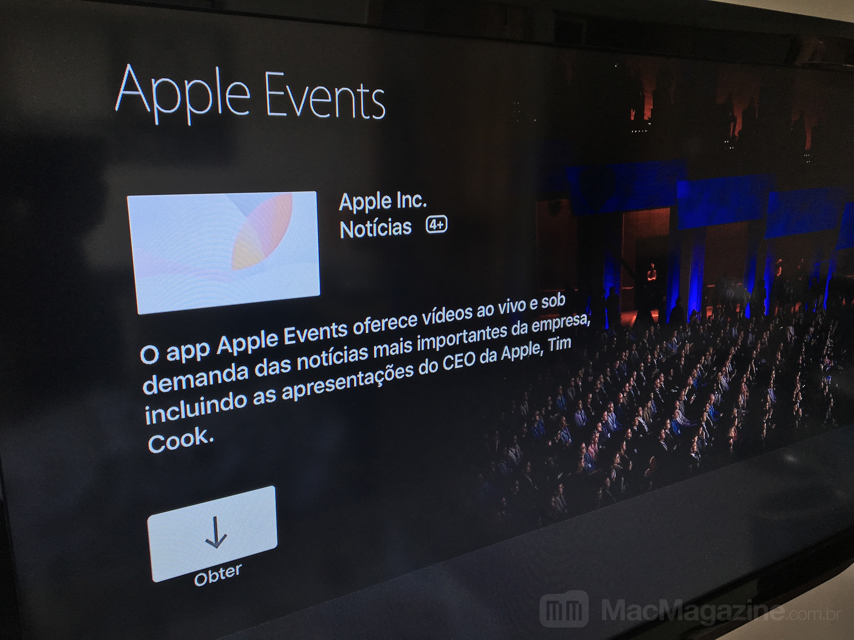 Apple Events na Apple TV