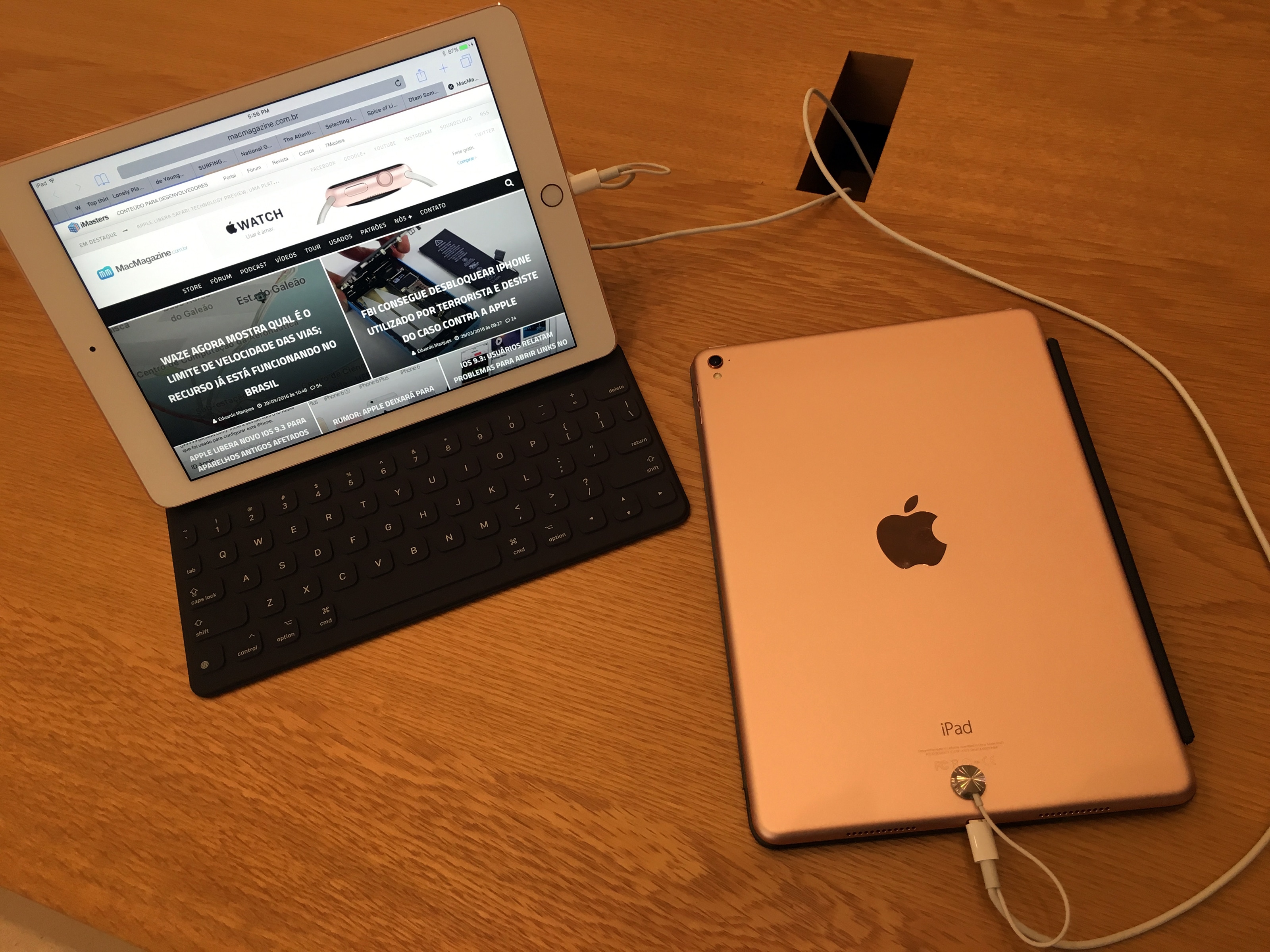 iPads Pro de 9,7 polegadas em Apple Store