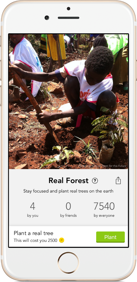 App Forest - screenshot iPhone