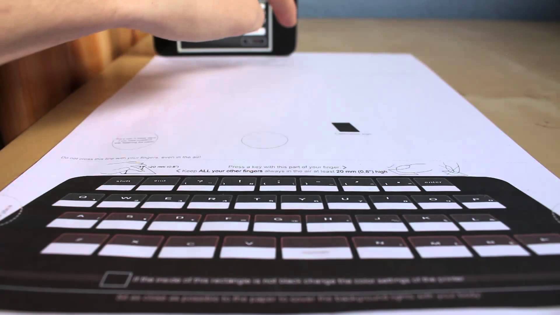 Paper Keyboard