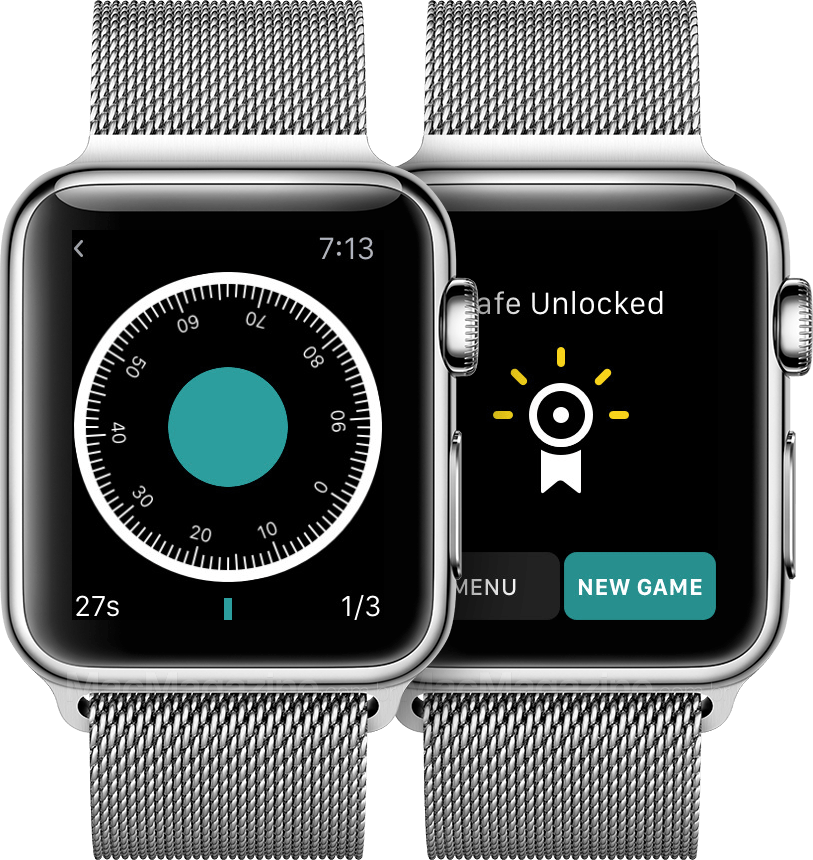 "Break this Safe" em Apple Watches