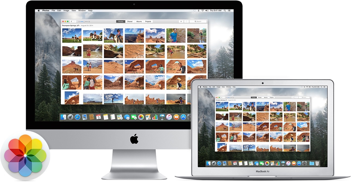 Aplicativo Fotos para macOS