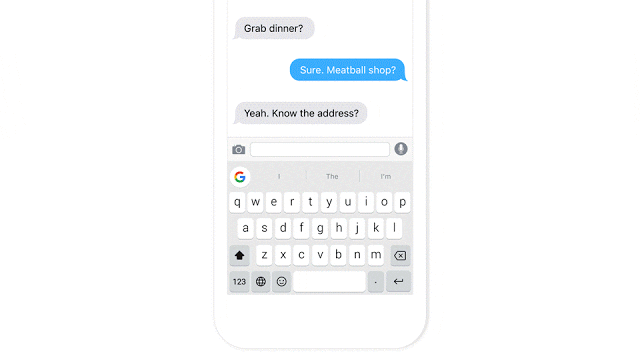 Gboard, teclado do Google para iOS