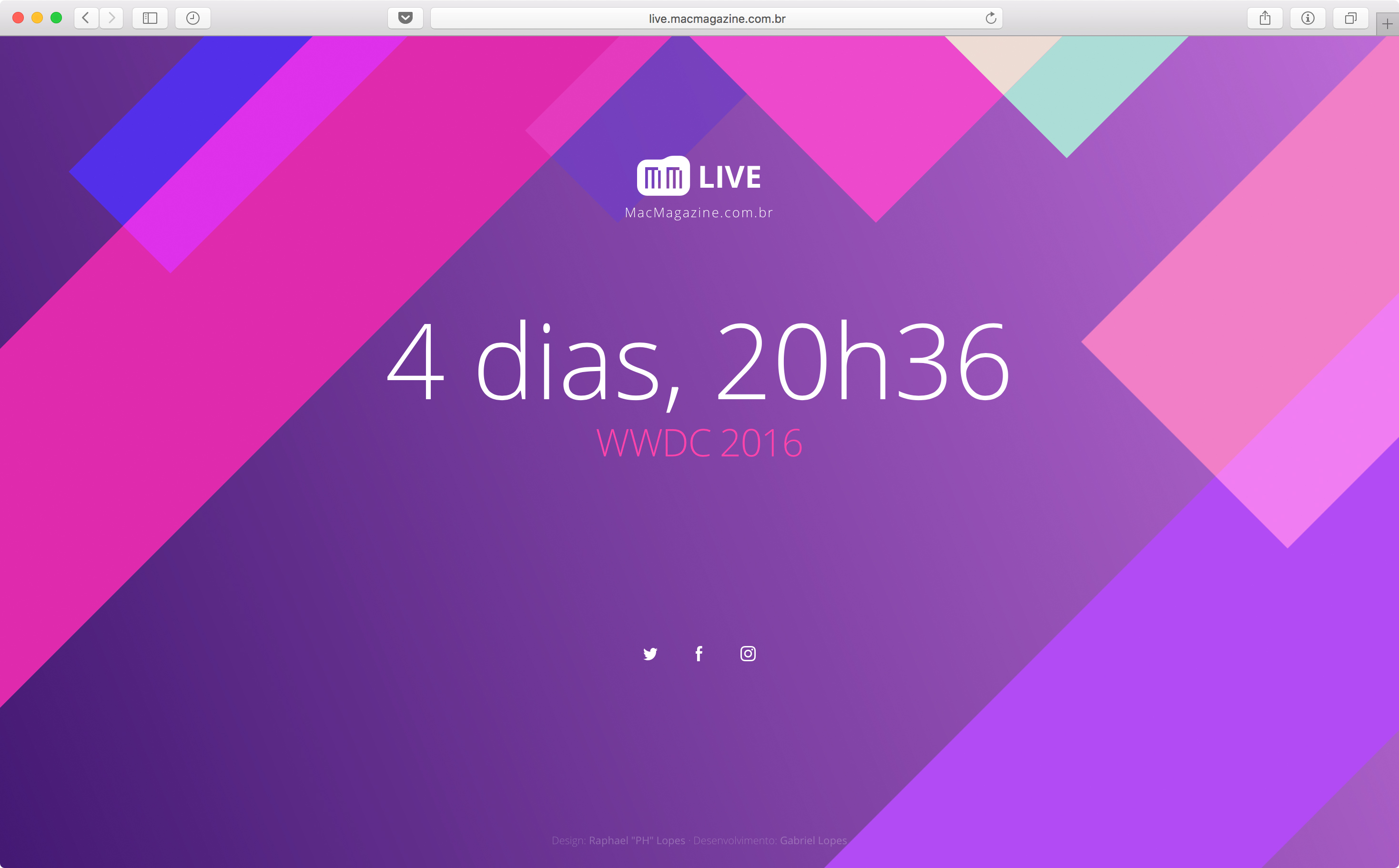 Novo MM Live - WWDC 2016