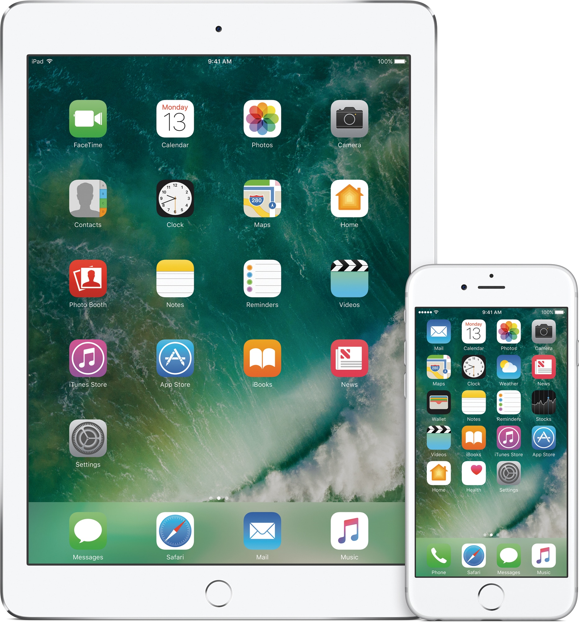 iOS 10 num iPad e num iPhone