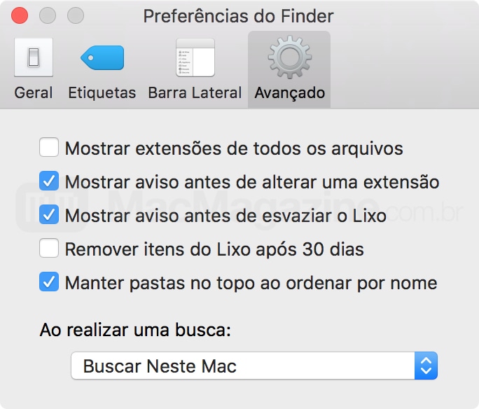 Screenshots com novidades do macOS Sierra