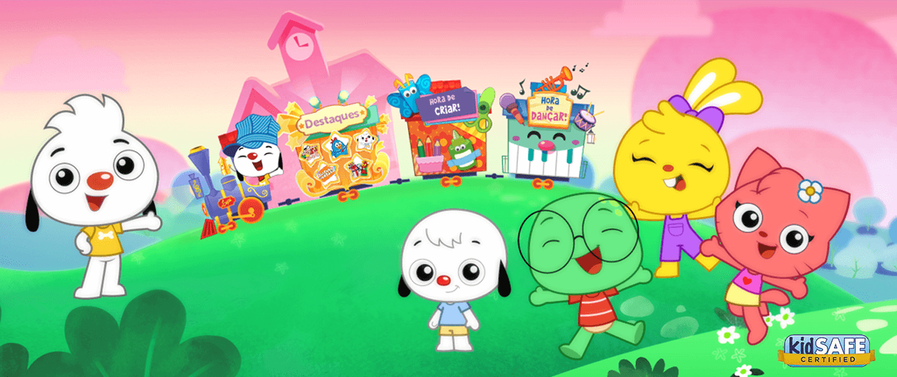 Imagem promocional do app PlayKids