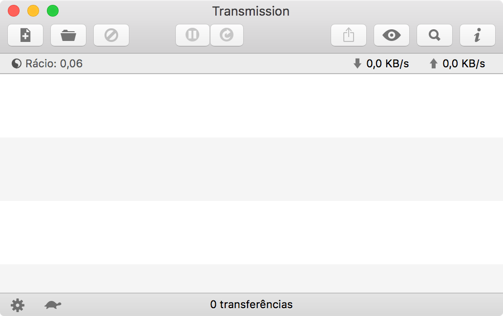 App Transmission para OS X