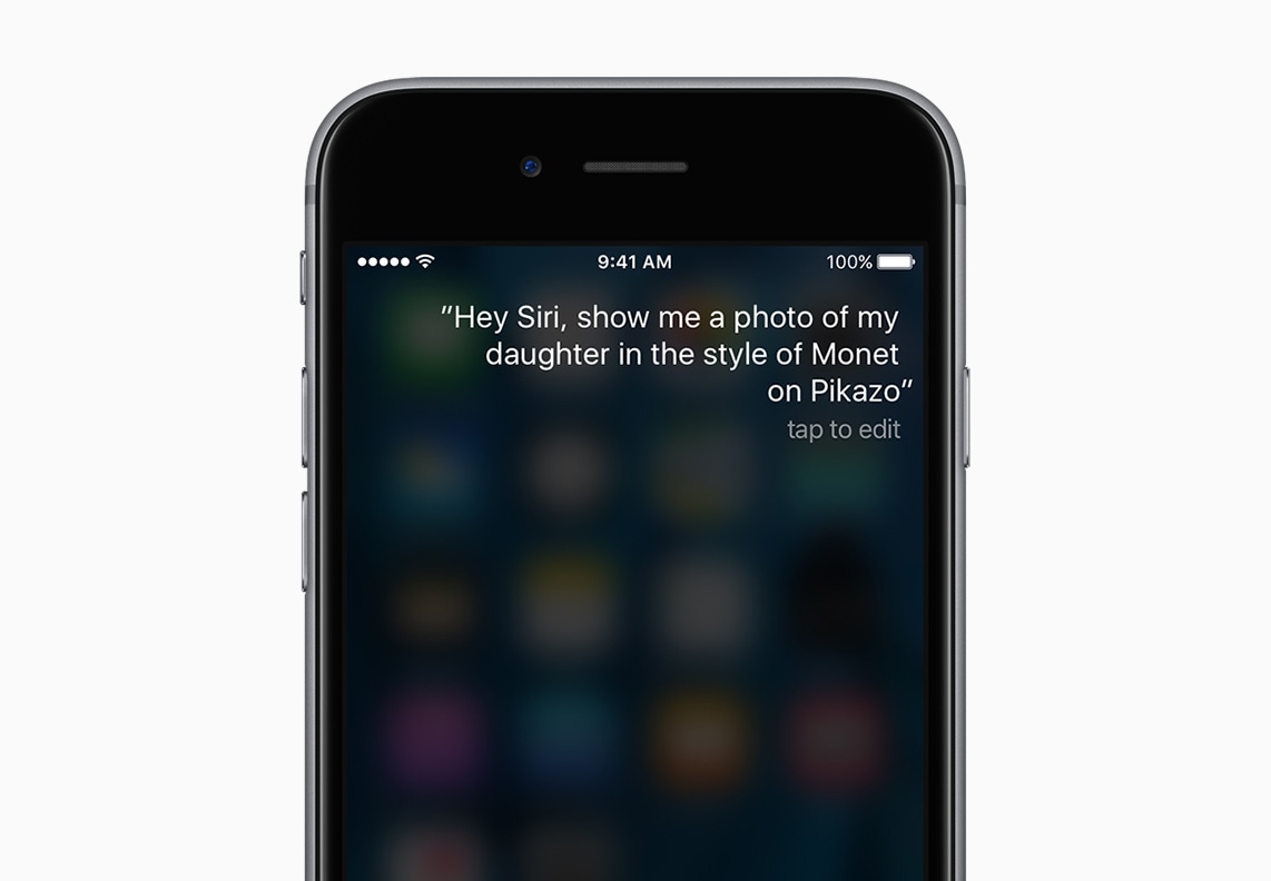 Demonstração da integração da Siri com apps de terceiros (Pikazo)