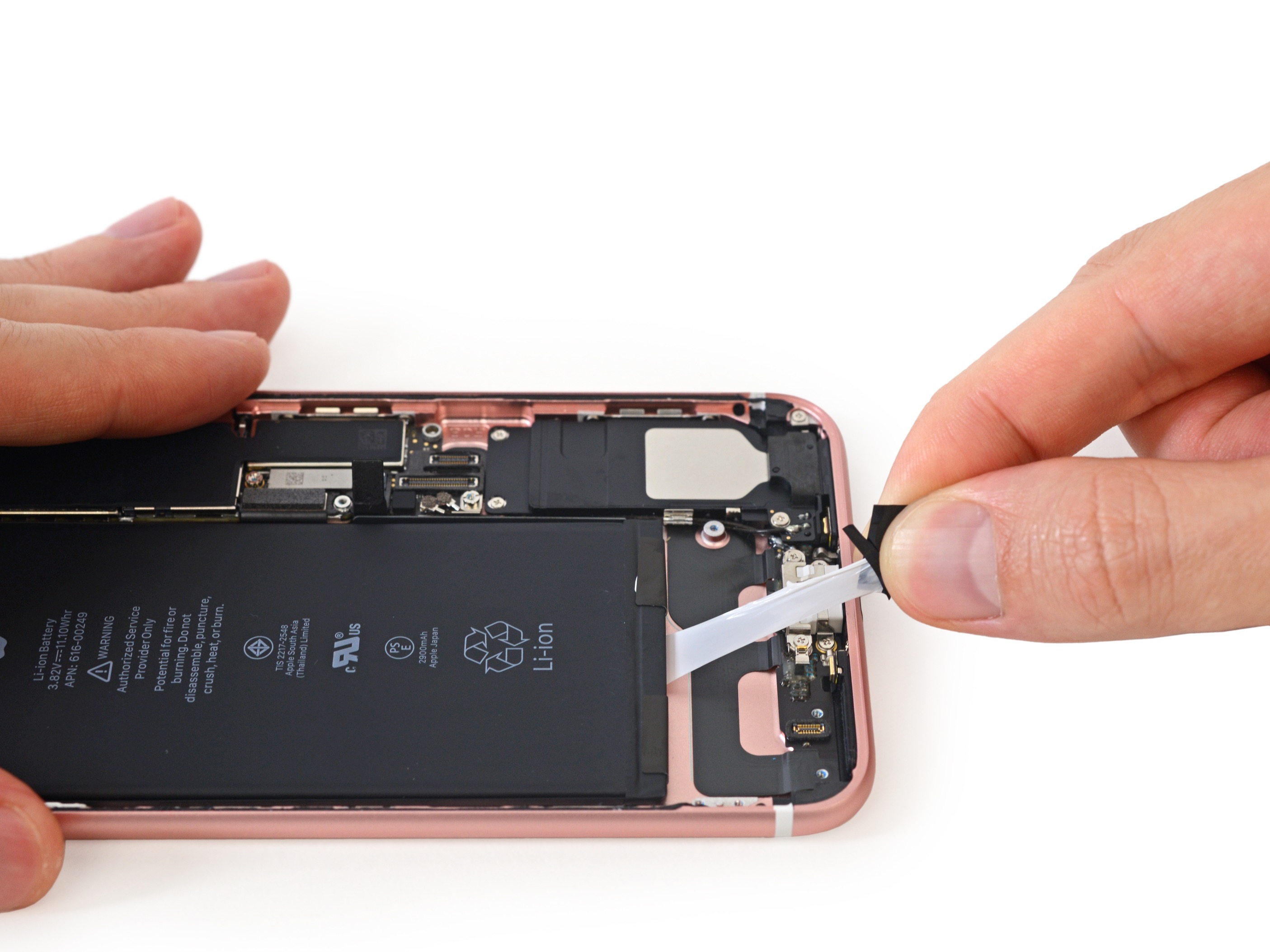 Desmontagem do iPhone 7 Plus feita pela iFixit