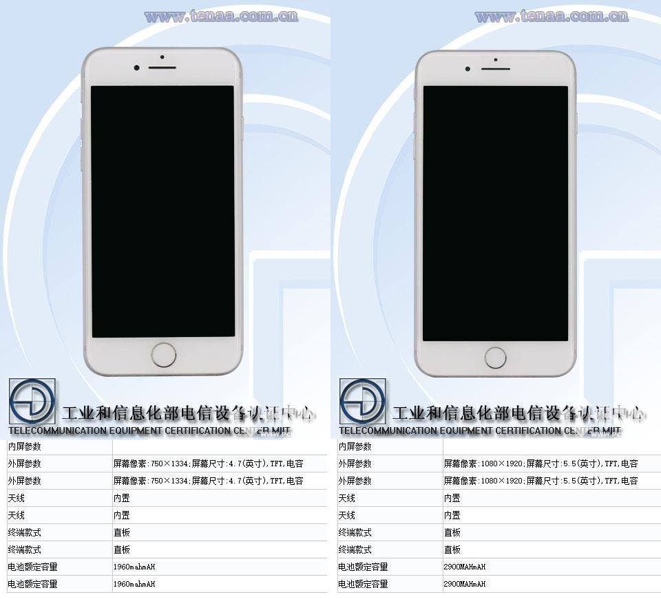 Especificações do iPhone 7 e 7 Plus
