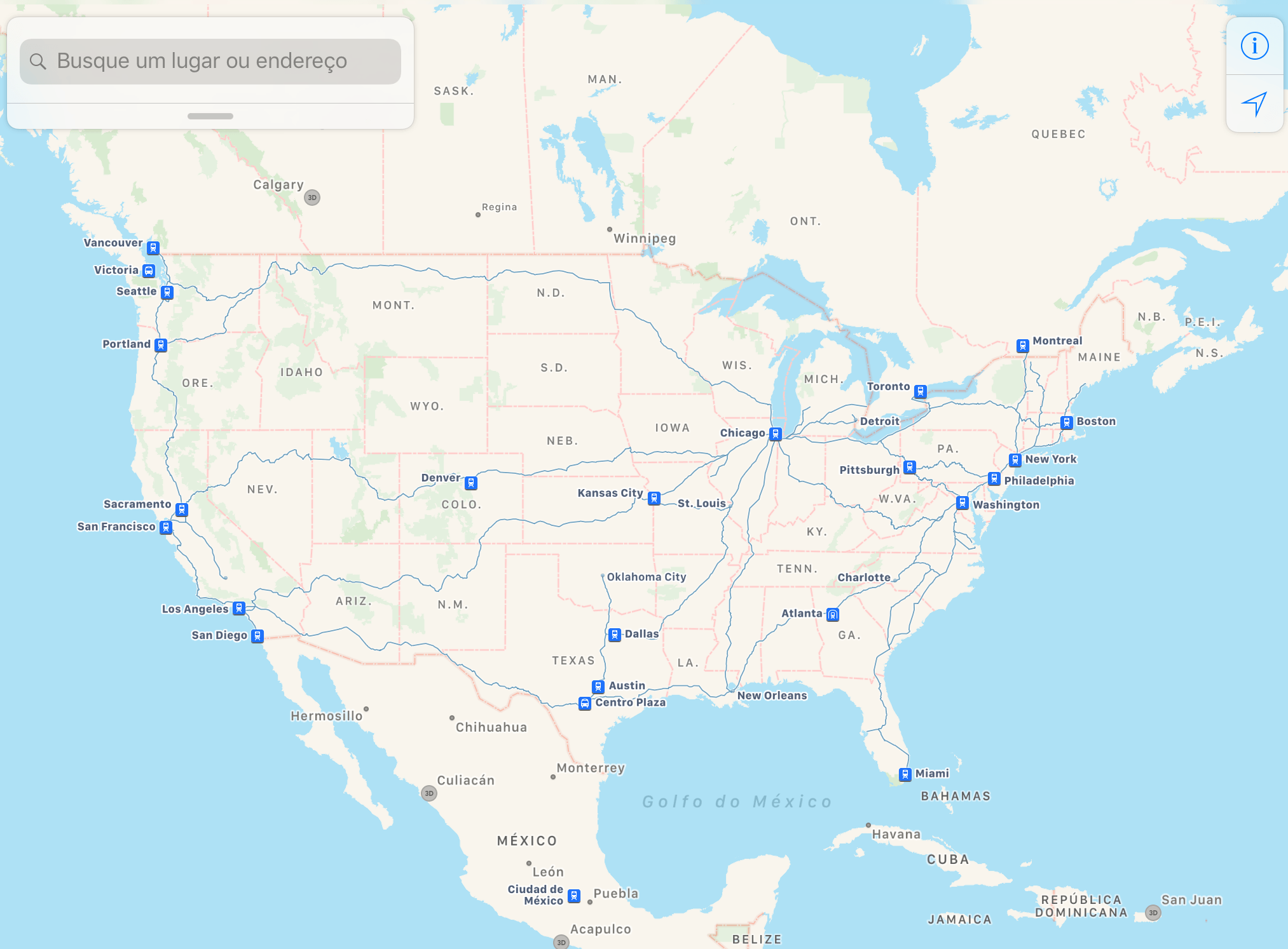 Apple Maps USA