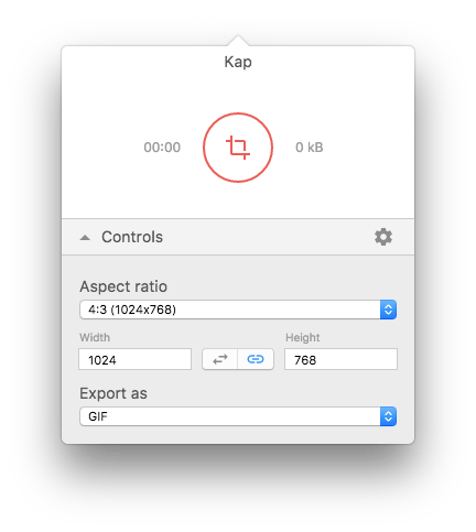 App Kap (captura de tela) para macOS