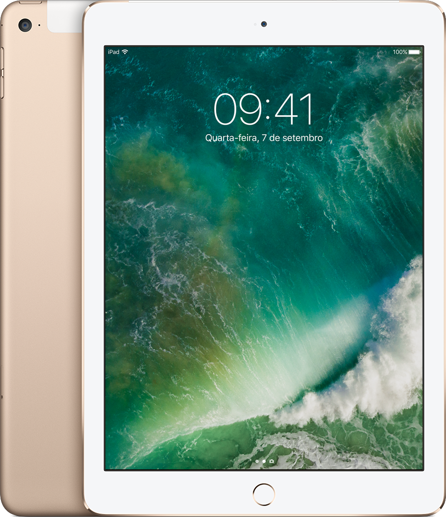iPad Air 2 dourado Wi-Fi + Cellular