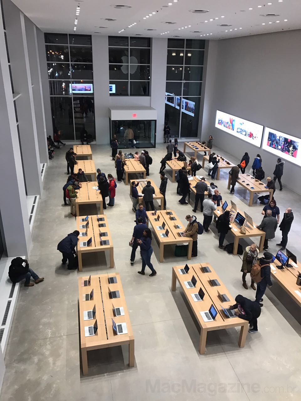 Loja temporária da Apple em Nova York (EUA)