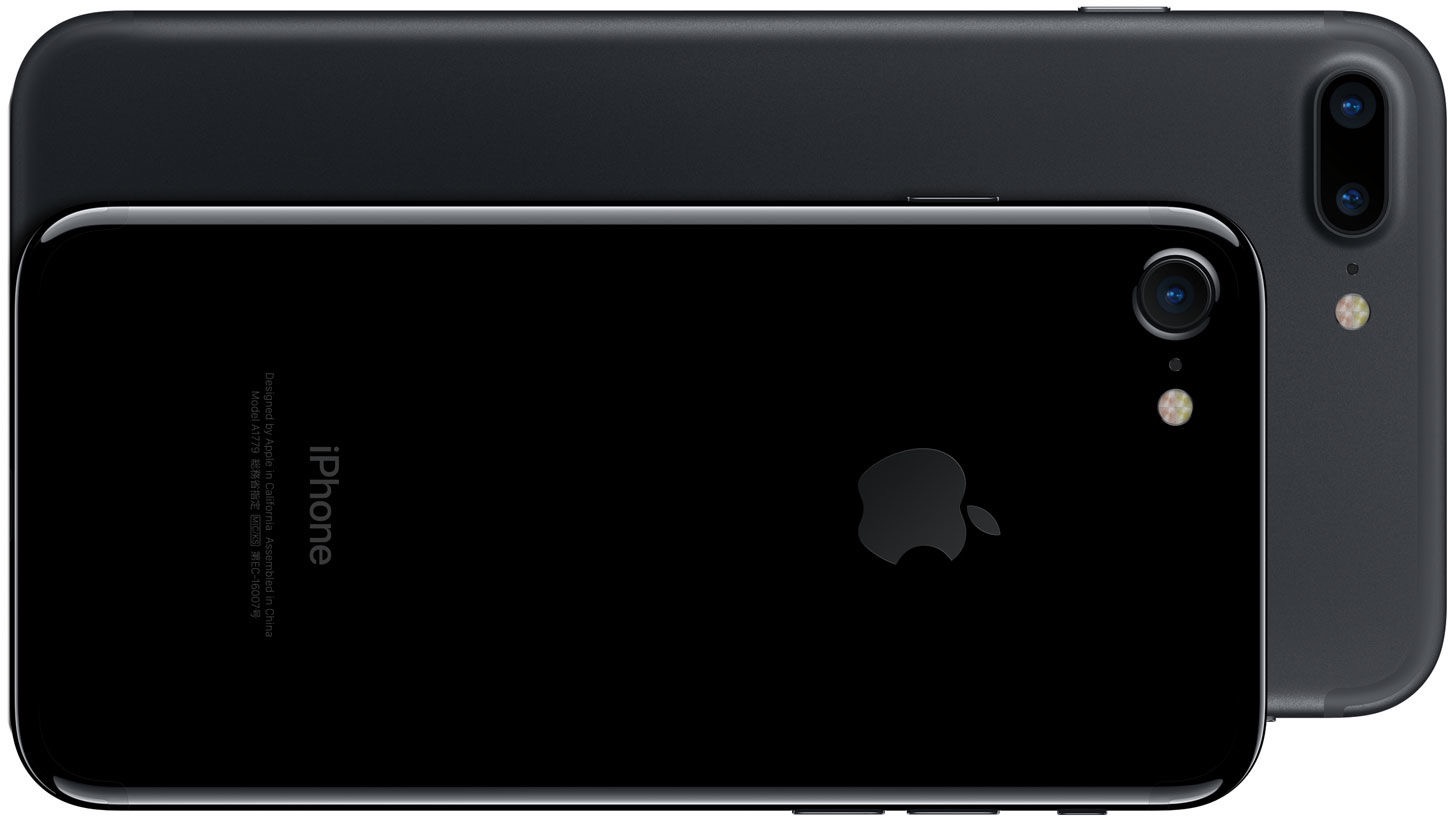 iPhone 7 jet black e iPhone 7 Plus preto matte