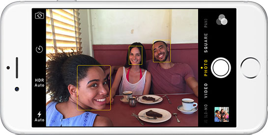iPhone reconhecimento facial