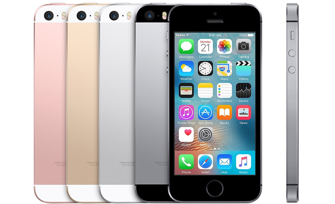 iPhones SE com borda branca para o destaque Standard