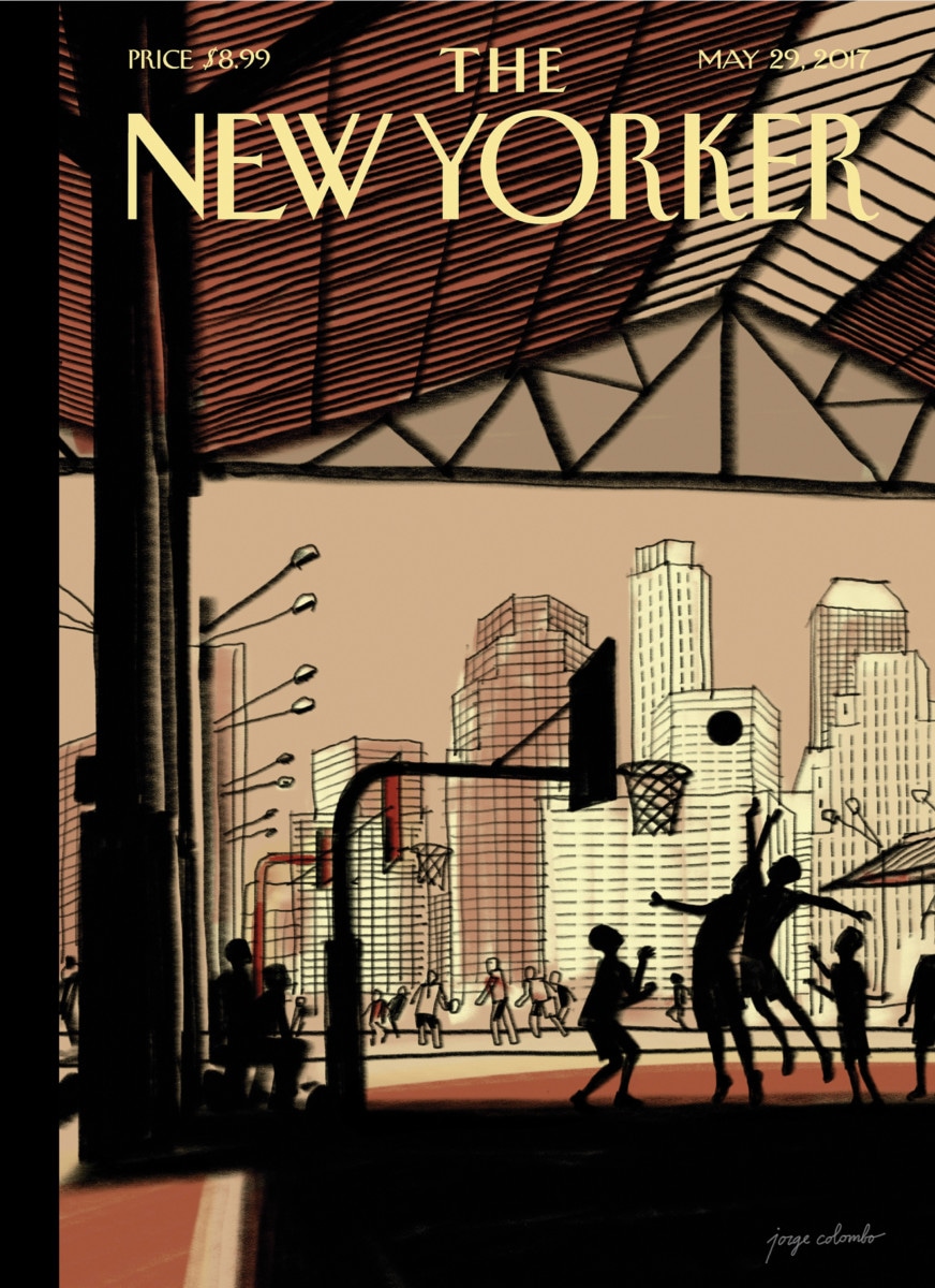 Capa do The New Yorker feita em um iPad Pro