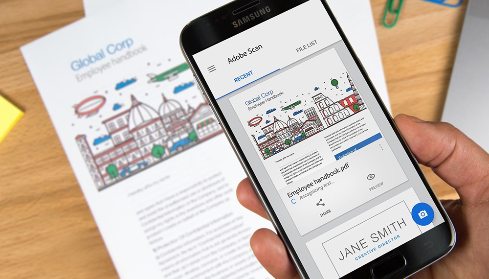 Gerenciar assinaturas — Adobe Scan para Android