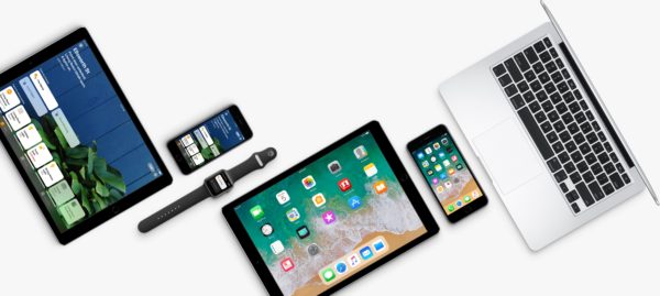 iPad, iPhone, Apple Watch e MacBook com os novos sistemas operacionais beta da Apple