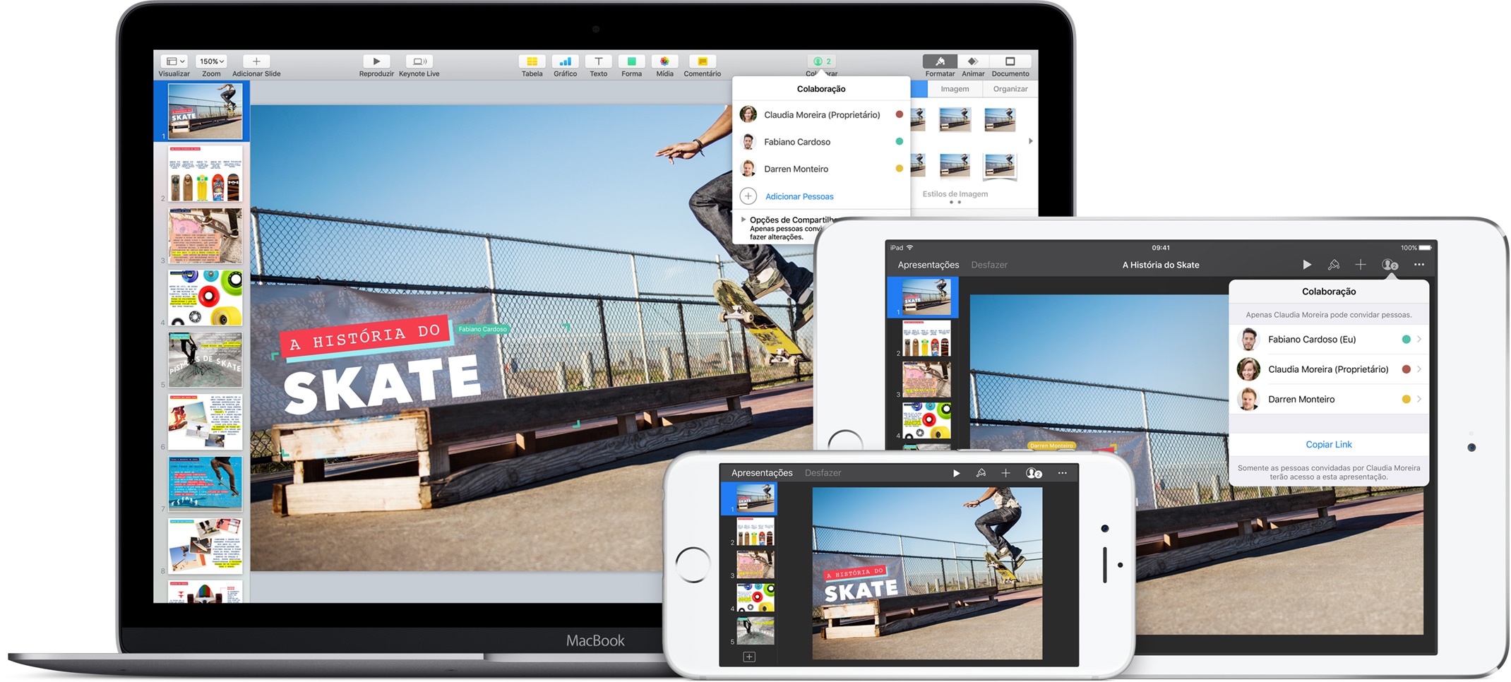 App Keynote para iOS e macOS
